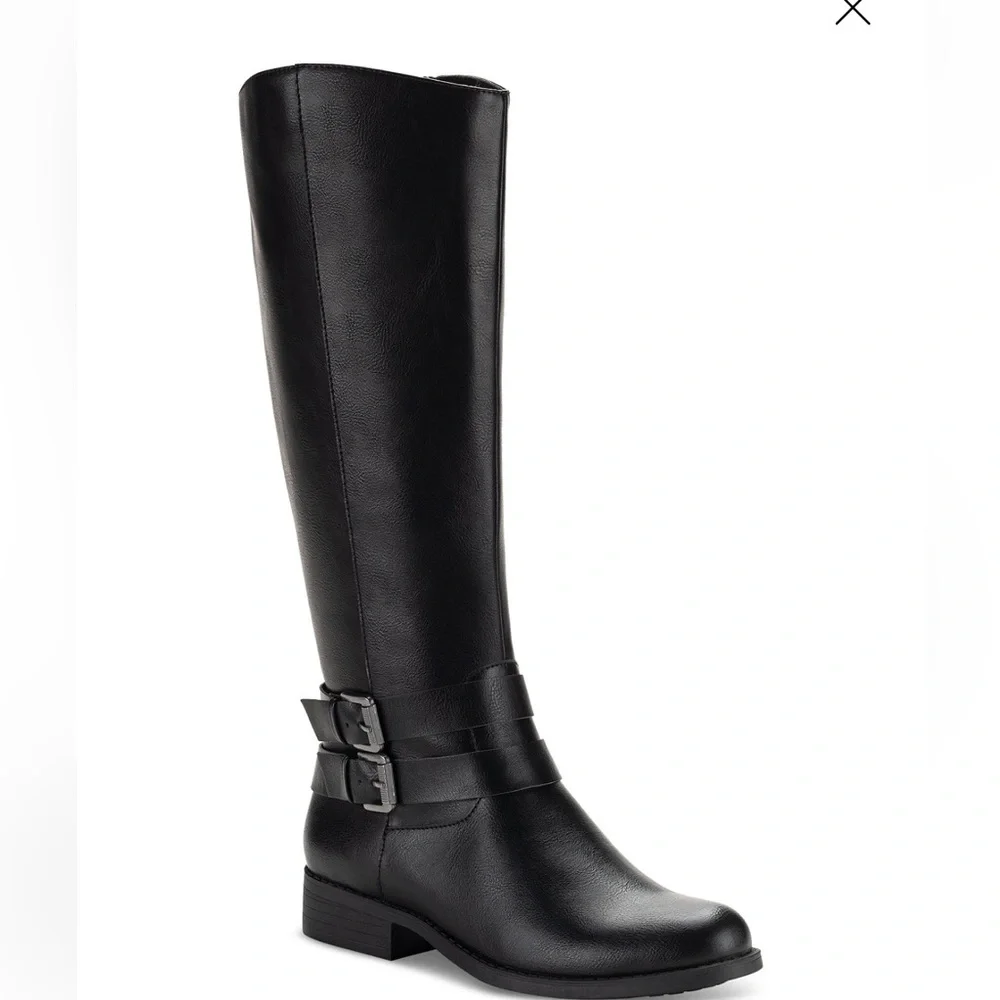 Style & Co. Black Over the Knee Boots